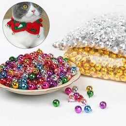 Party Supplies 30/50Pcs 6/8/10/12Mm Mix Colours Metal Jingle Bells Loose Beads Diy Handmade Crafts Christmas Year Ornament Gift Accessories