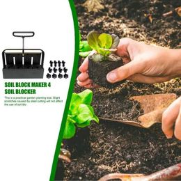 Other Garden Tools Soil Blocking Tray 2 Inch Soil Cube Maker Hand-Held Garden Blocking Tools Soil Blocks For Plant Starting For Garden And Outdoor S2452177