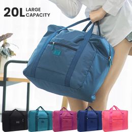 Duffel Bags Stylish Travel Bag Compact Lightweight And Foldable For Women Men Ideal Tote Carry-On Luggage Weekends