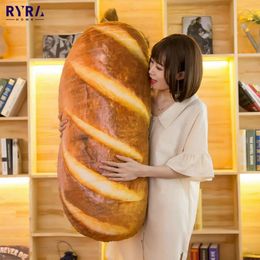 Bread Plush Pillow Soft Lumbar Back Cushion Plush Stuffed Toy Stuffed Toy Lumbar Back Cushion Food Plush Pillow Christmas Gift 240520