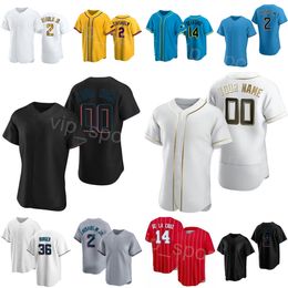 Custom 2024 Baseball 3 Luis Arraez Jerseys Youth Man Woman 9 Josh Bell 2 Jazz Chisholm Jr 7 Tim Anderson 36 Jake Burger 14 Bryan De La Cruz Cool Base Cooperstown MaLinYu