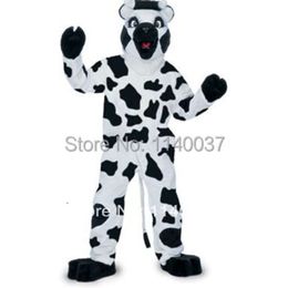 mascotte cool black white mucca mascotte di dimensioni adulte carattere carnival costume fantasia costumi mascotte