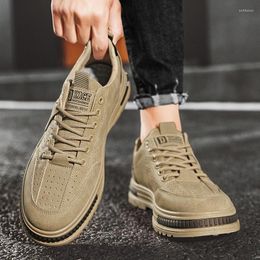 Casual Shoes Tenis Masculino 2024 Men Vulcanize Leather Sneakers Outdoor Trendy Leisure Footwear Male Walking