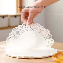 Festive Supplies Cake Toppers Kitchen Oil-absorbing Paper Food Fried Barbecue Baking Pad Oven Oil-paper Lace