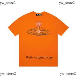 Duyou Mens Spray Orb T-Shirt West Wood Brand Clothing Men Women Summer T Shirt With Letters Cotton Jersey High Quality Tops 15b8