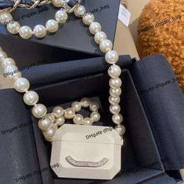 Women's Luxury handbag CH Bag 90% Factory Hot sales wholesale Diamond box headphone bag Fashion design Mini Pearl Chain single shoulder crossbody bag