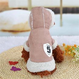 Dog Apparel Pet Cat Winter Clothes Coat Puppy Warm Motorcycle Vest Costume