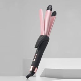 And Portable Mini Hair Curler 2 In 1 Ceramic Flat Iron Rotating Hair Curler 240521