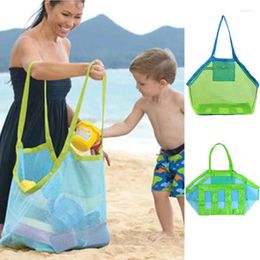 Storage Bags 1pc Children Sand Away Protable Mesh Bag Kids Toys Swimming Large Beach For Towels Women Cosmetic Makeup
