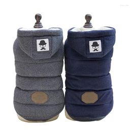 Dog Apparel Winter Warm Fleece Clothes For Small Dogs Puppy Jacket Padded Pet Coat Chihuahua Hoodie Outfit