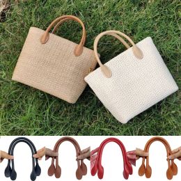 1 Pair PU Leather Bag Belt Detachable Handbag Band Handle Shoulder Bag Strap Band Gift Box Handle DIY Bag Accessories