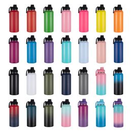 Stainless Steel Sport Water Bottles With Magnet Lids Double Wall Insulated Vacuum Tumblers