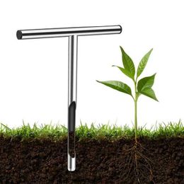 Other Garden Tools Soil Sampler Stainless Steel Reusable Soil Tester Rod With T-Shape Handle Garden And Lawn Maintenance Tools Plant Care For House S2452177