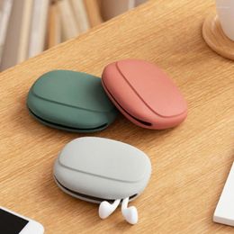 Storage Bags Earphone Box Silicone Dust-proof Holder Mobile Phone Cable Earbuds Carrying Case Pocket Bag Organiser Accessory