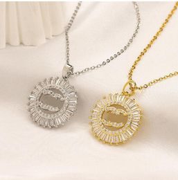 Luxury Designer Necklace Women's Necklace Gold Chain Luxury Jewellery Adjustable Fashion Wedding Party Accessories Couple 2225
