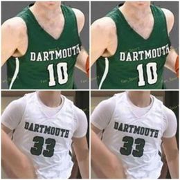 NCAA College Dartmouth Big Green Basketball Jersey 0 Will Emery 1 Taurus Samuels 2 Isaac Letoa 3 Ian Carter 4 Trevon Ary-Turner Custom Stitched