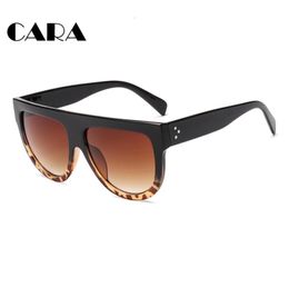 CARA New 13 Colours Oversize Square Frame Sunglasses Women Mens Black BOX Sun Glasses Mirrored Polarised fashion Sunglasses9163034