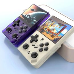 BOYHOM R35PlUS Retro Handheld Game Console 3.5 Inch Video Game Console Linux System Double Joystick Portable Pocket Video Player 240509
