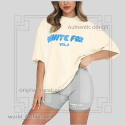 White Foxs Shirt Tshirt Designer Tshirts Top Quality Cotton Casual Tees Mens Shorts Sleeve Street Slim Fit Hip Hop Streetwear Tshirts White Foxs Hoodie 824