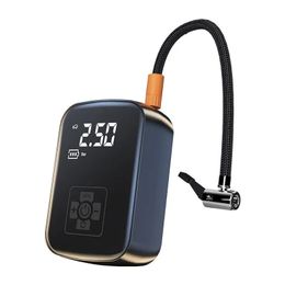 Tyre Inflator Portable Air Compressor - an Essential Auto Accessory with LED Light and Pressure Gauge for Cars, Bikes, SUVs, and a Variety of Inflatables