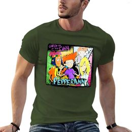 Men's Tank Tops Pepper Ann T-Shirt Animal Print Shirt For Boys Funny T T-shirts Men Cotton