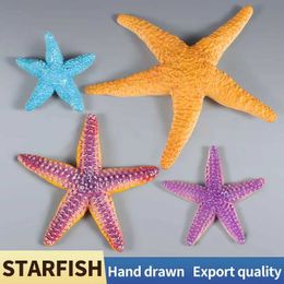 Novelty Games Sea Life Animals Starfish Set Model Action Figures PVC Miniature Collection Ocean Aquarium Education Kid Toys Y240521