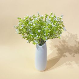 Decorative Flowers 1pc/2pcs Artificial Flower Arrangement Simulated Green Plants Home Decoration Fake (No Vases)