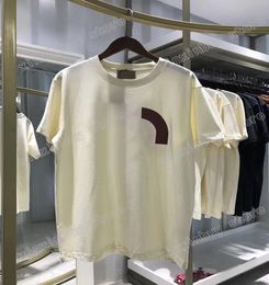 21ss men printed t shirts designer colour stripe letter printing clothes short sleeve mens shirt tag white black5839302