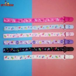 Pacifier Holders Clips# Colorful strawberry pattern pacifier belt suitable for baby pacifiers d240521