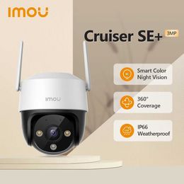 Wireless Camera Kits IMOU Cruiser SE+3MP Outdoor PTZ Wi Fi Camera IP66 Weatherproof Camera Bidirectional Audio Color Night Vision AI Human Detection J240518