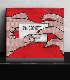 UnframedAlec Monopoly quotI039m CEO Bitch Red quotHD Canvas Print home decor wall art paintingoffice art culture3715320