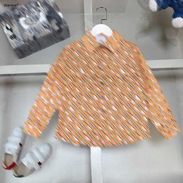 Top designer Kids Clothing Summer Baby Shirt Colourful logo full print Blouses Size 100-160 CM Fashion children shirt Aug09