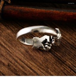 Cluster Rings Classic Punk Boxing Glove Ring Fashion Men's Adjustable Domineering Underground Hall Jewellery Accessories