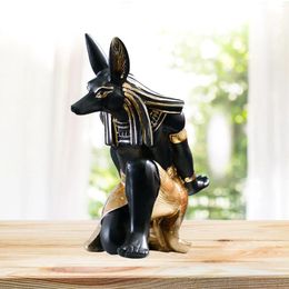 Decorative Plates Shelf Anubis Miniatures Statue Style Resin Rack Display Bar Decorations Crafts