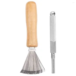 Decorative Flowers Japanese-style Flower Arrangement Tool Plant Cleaning Brush Stainless Steel Plants Corrector