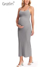 Maternity Nursing Ribbed Casual Bodycon Dresses with Built in Bra Sleeveless Lace Neck Baby Shower Dress MA004 L2405