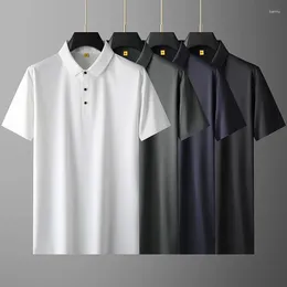 Men's Polos Arrival Fashion Suepr Large Summer Business Casual Polo Short Sleeve Plus Size XL 2XL 3XL 4XL 5XL 6XL 7XL 8XL