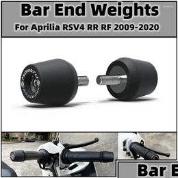 Atv Parts All Terrain Wheels Motorcycle Handle Bar End Weight Grips Cap For Aprilia Rsv4 Rr Rf 2009-2024 Drop Delivery Mobiles Mot M Dhjif