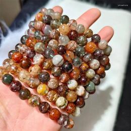 Link Bracelets Natural Garden Quartz Bracelet Crystal Reiki Healing Stone Fashion Jewelry Gifting Gift For Women 1pcs 8/10MM