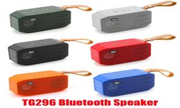 TG296 Mini Bluetooth Wireless Speakers Subwoofers Portable Outdoor Loudspeaker Hands Call Profile Stereo Bass 500mAh Battery S8118956