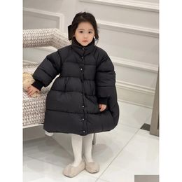 Down Coat Winter Kids Girl Jackets Clothing Windproof Childrens Coats Kid Tutu Warm Outerwear Clothes Drop Delivery Baby Maternity Out Dhdjw