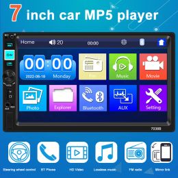2 Din Car Radio 7" Bluetooth Stereo 2din Video Multimedia Player Autoradio Touch Screen Auto FM GPS Radio Within Carplay