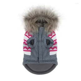 Dog Apparel Autumn Winter Small Clothes Fleece Coat Windbreaker Teddy Warm Jacket Cotton Vest Pet Clothing For Pets