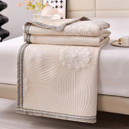 Blankets Cotton Summer Quilt Soft Comforter Bedding Super Bedspread with Pillowcase King Size 240514