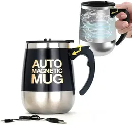 Mugs Automatic Stirring Magnetic Mug Stainless Steel Self Coffee Cup Electric Lazy Milkshake Rotating