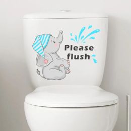 Funny Toilet Sign Stickers Man WC Sticker Bathroom Door Decor Washroom Wall Decals Art Waterproof Creative Wall Vinyl Posters