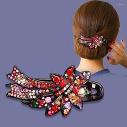 Hair Clips Non-slip Back Of Head Lady Temperament Flower Women Claw Mother Duckbill Clip Accessories Korean Style