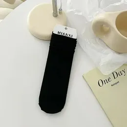 Women Socks Colour Sports Solid Simple 5 Cotton Season Four Winter Casual Breathable Pairs/lot Girl Long Thick Comfortable