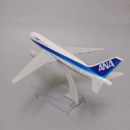 Aircraft Modle 16cm Japanese ANA Airlines Boeing 777 B77 Airlines Model Aircraft Metal Alloy 1/400 Scale Die Cast Aircraft Model Aircraft s2452089