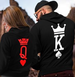 Street Hiphop Hoodies Couples Matching Clothes Men Women Queen King Hoodies Loose Designer Hooded High Quality Sweatshirts6997871